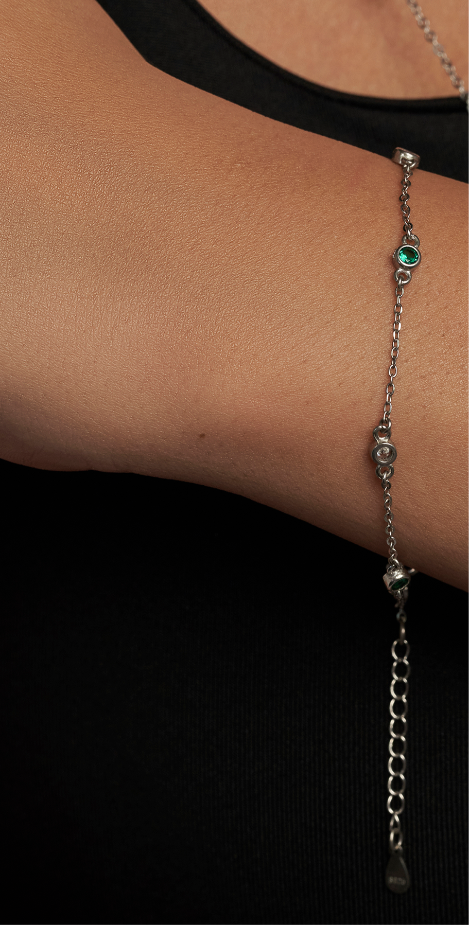 Green bracelets