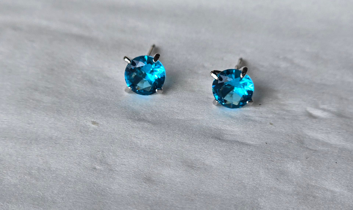 Simple earring silver 3