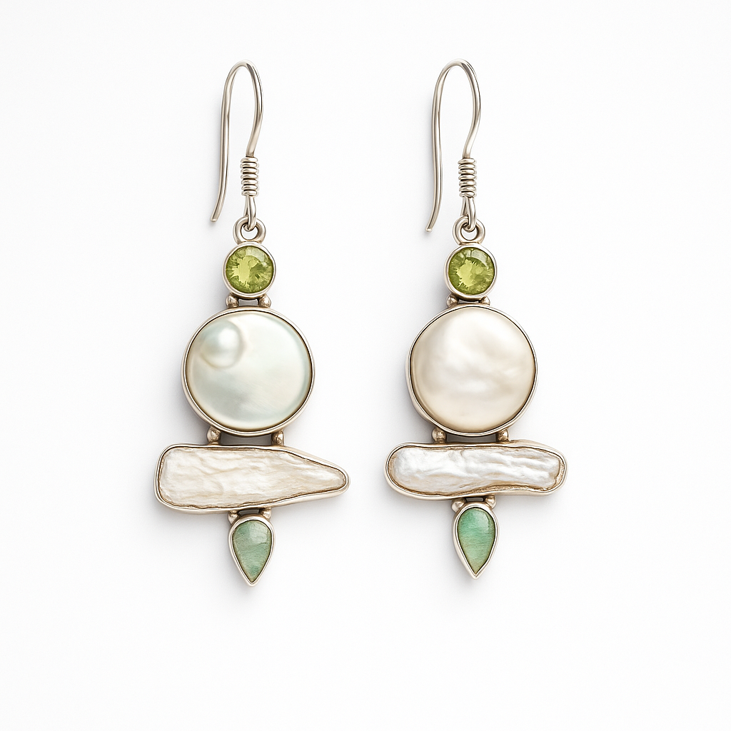 Natural stone earring 3