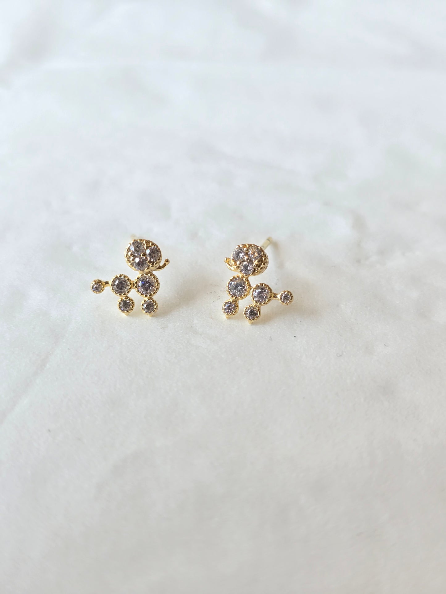 Simple earring gold 1
