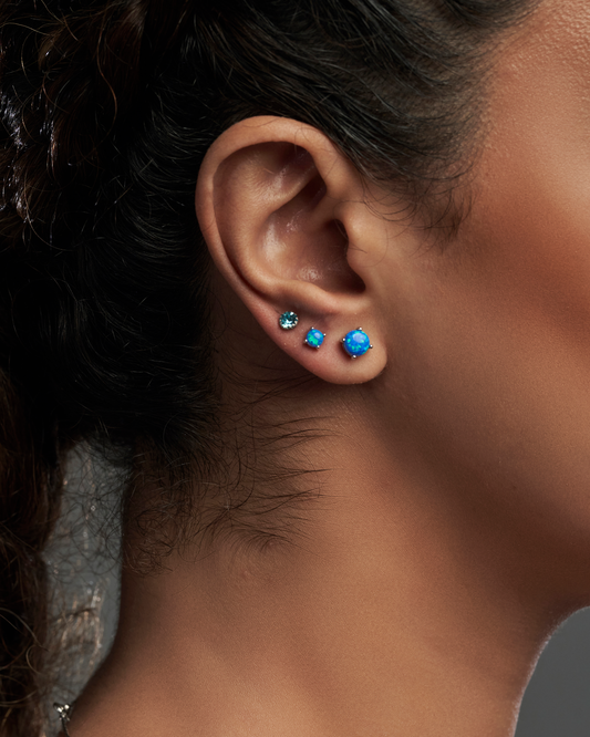 Opal earrings