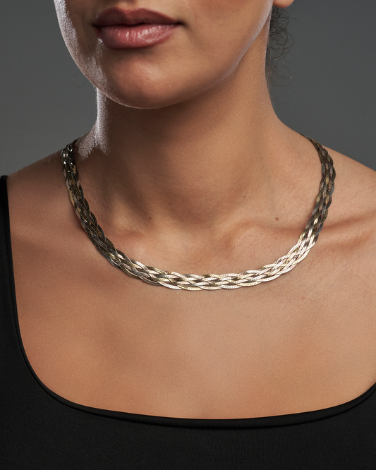 Braided necklace