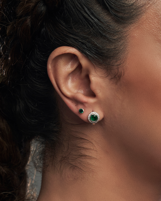 Green Earrings