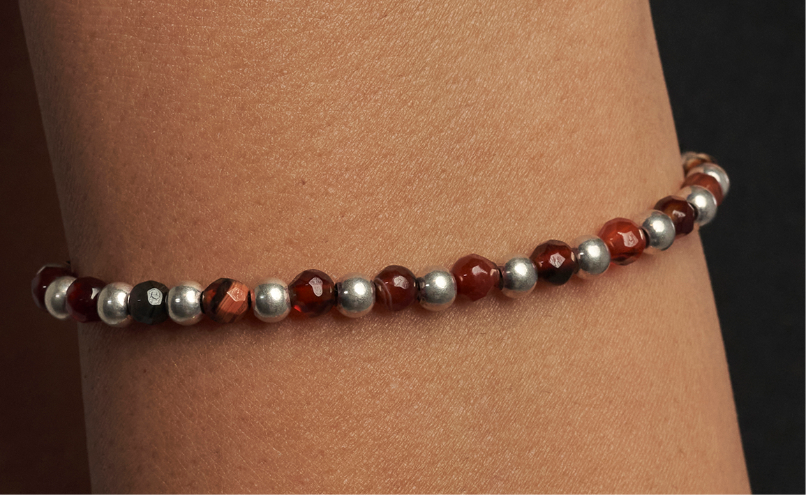 Brown beads bracelet