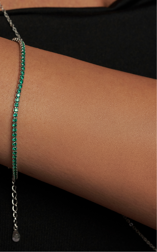 Green bracelets