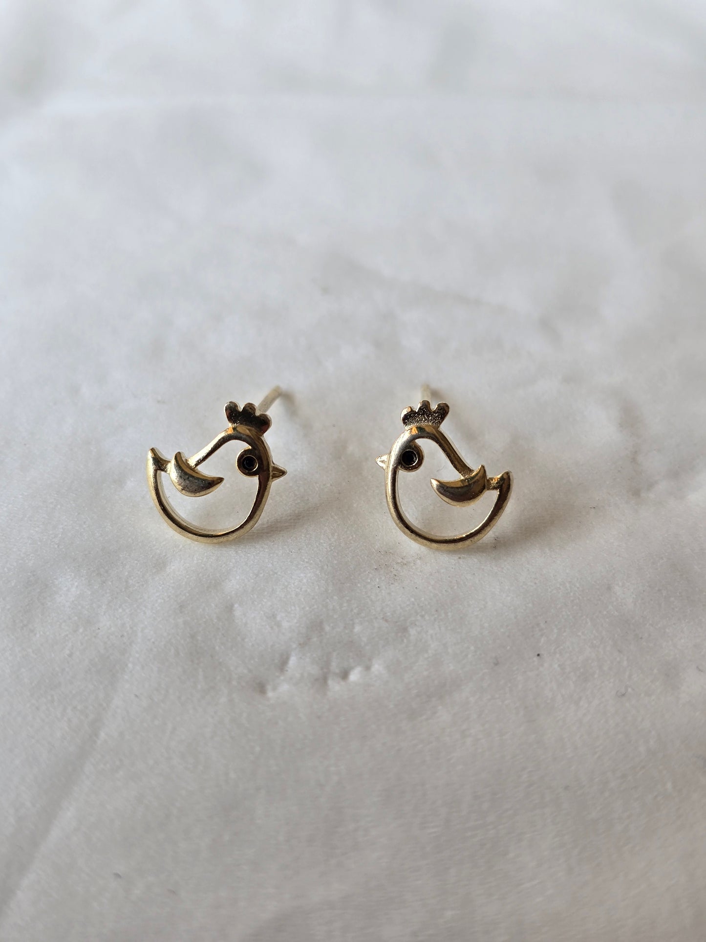 Simple earring gold 1