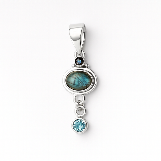 Natural stone pendant 3