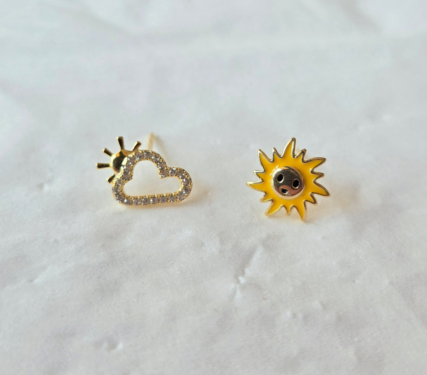 Simple earring gold 3