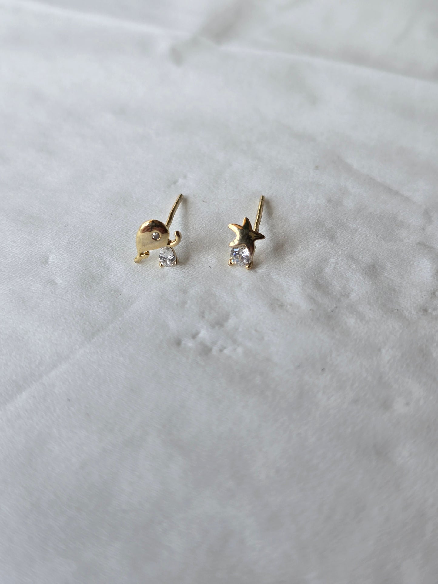 Simple earring gold 1