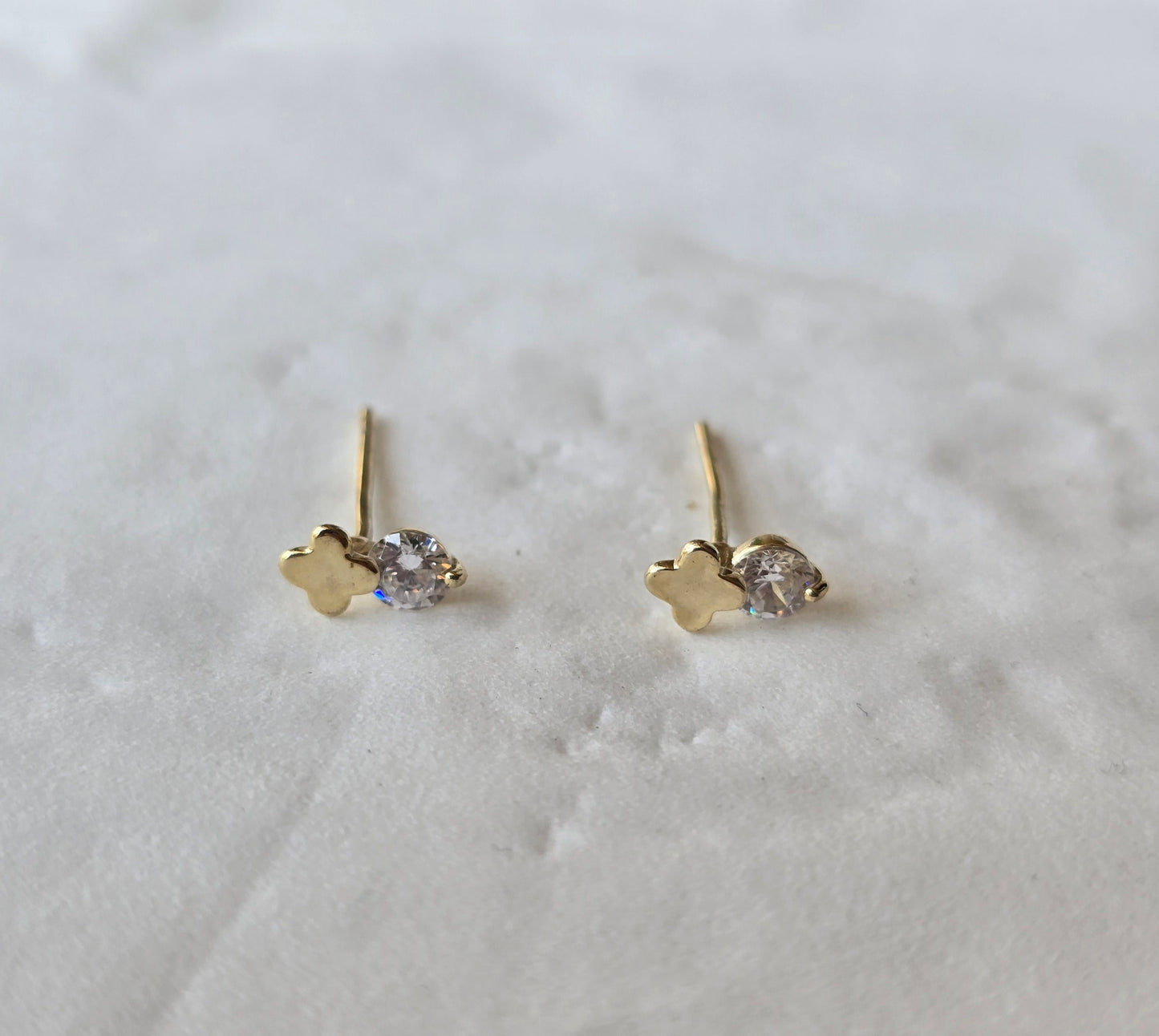 Simple earring gold 4