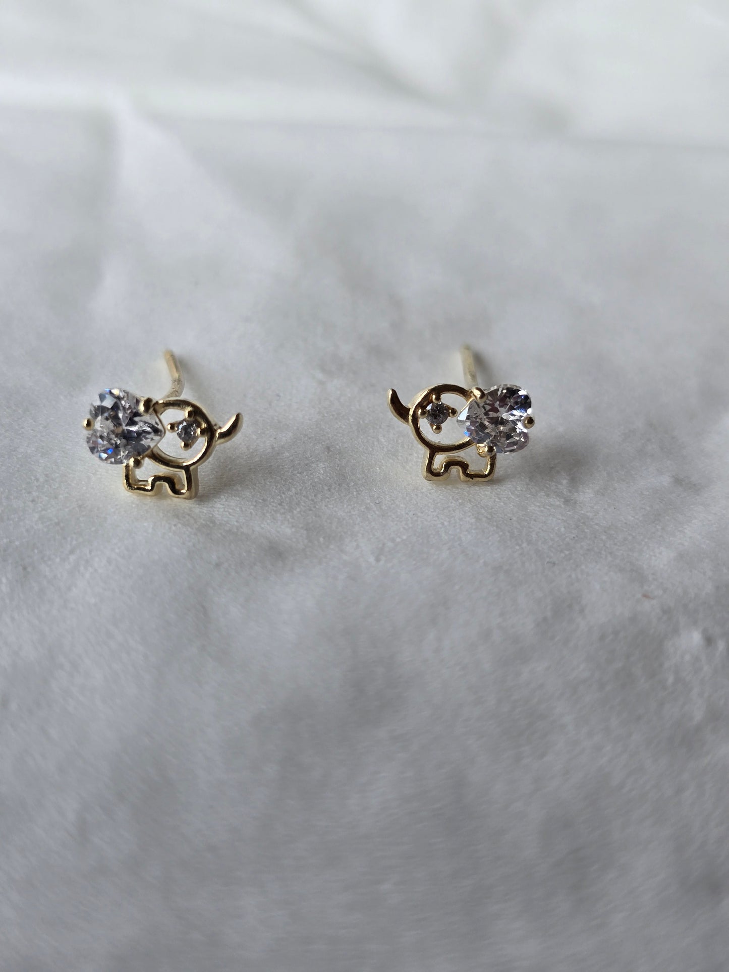 Simple earring gold 6