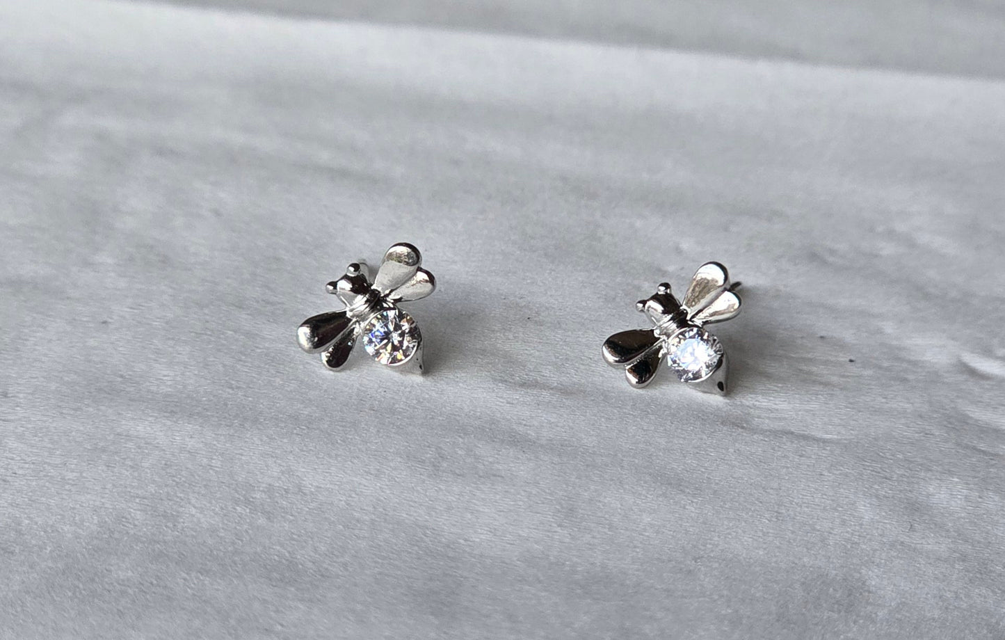Simple earring silver 1