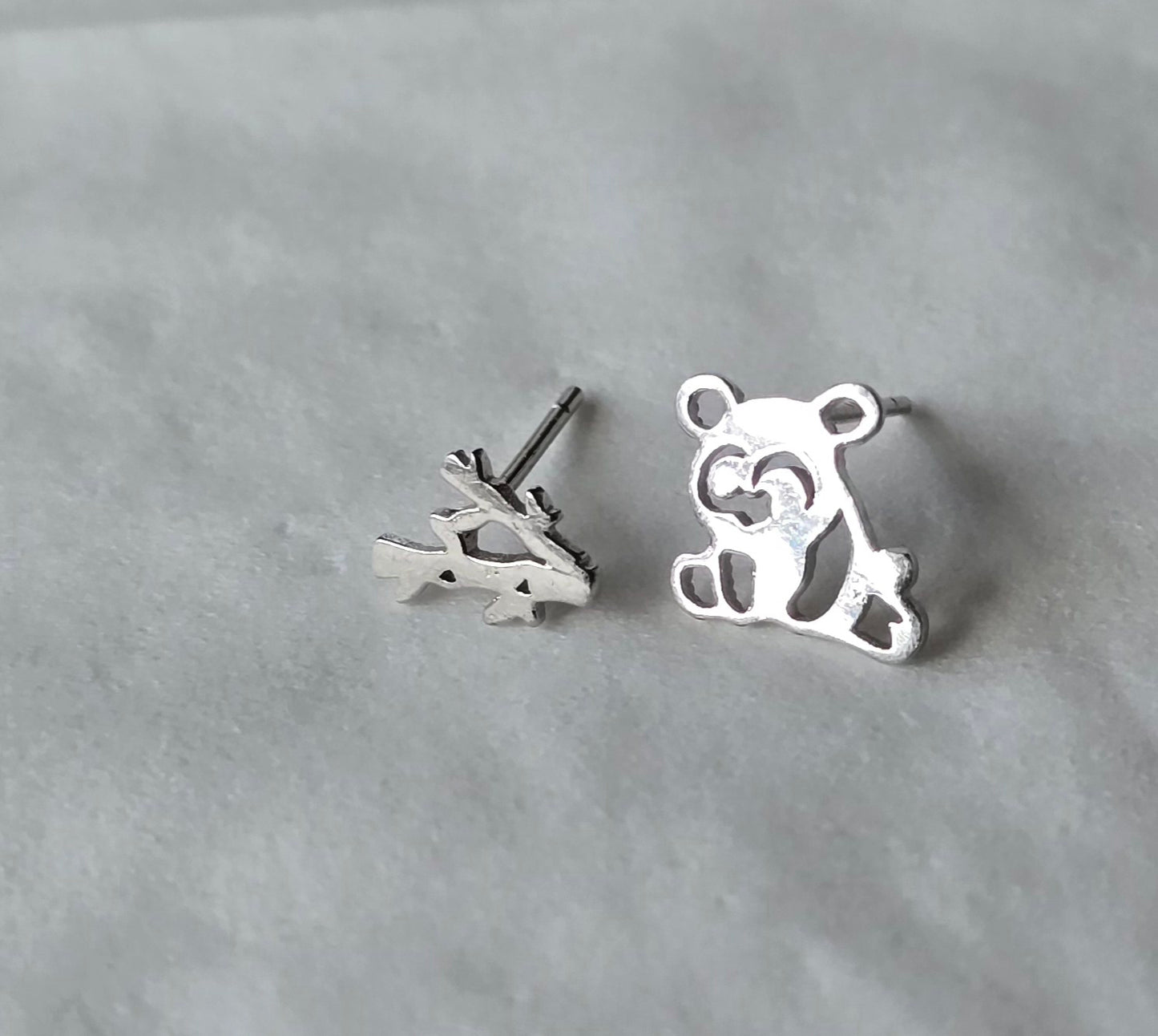 Simple earring silver 1