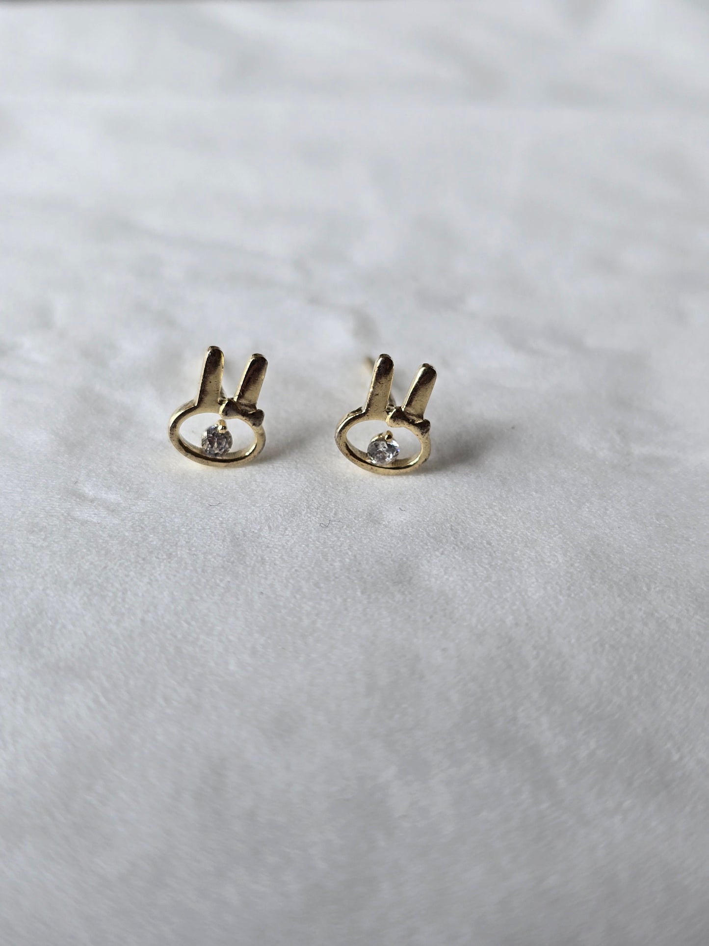 Simple earring gold 2