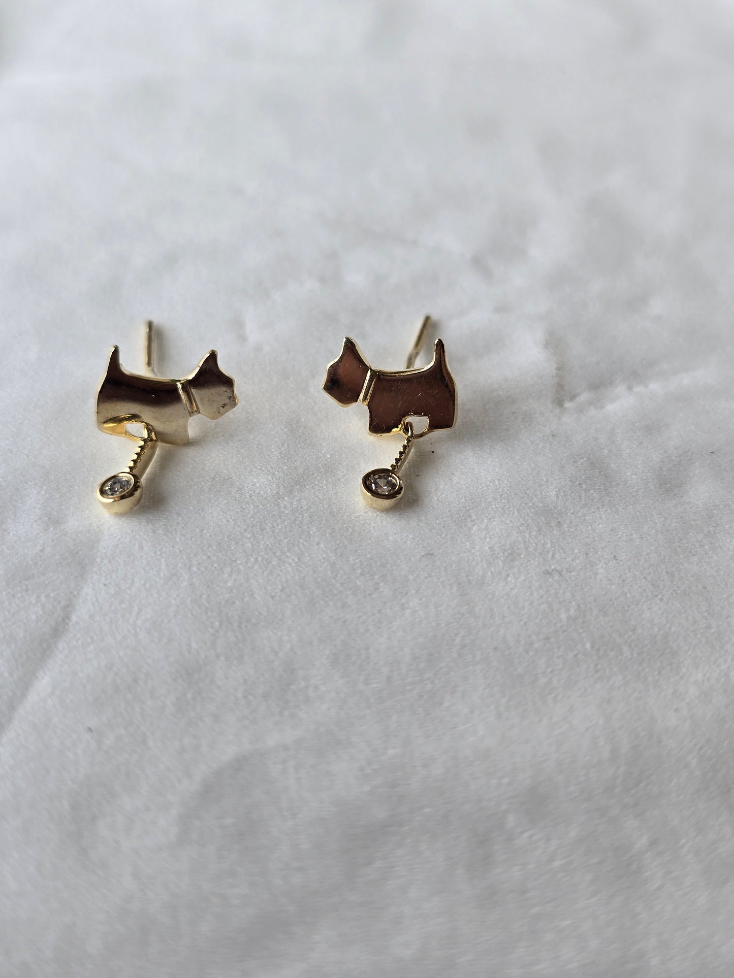 Simple earring gold 2