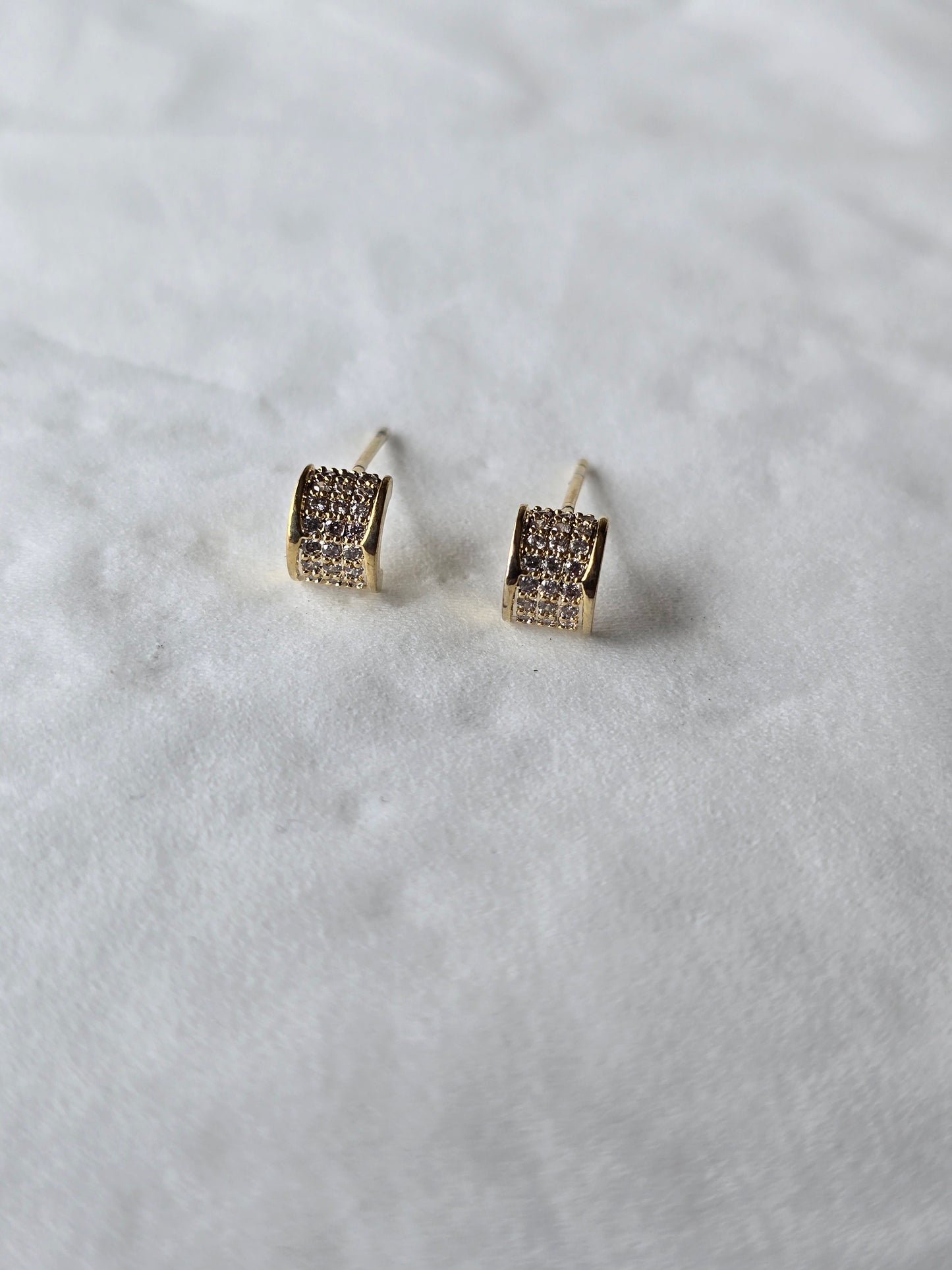Simple earring gold 2