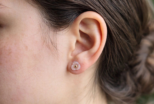 Simple earring gold 3