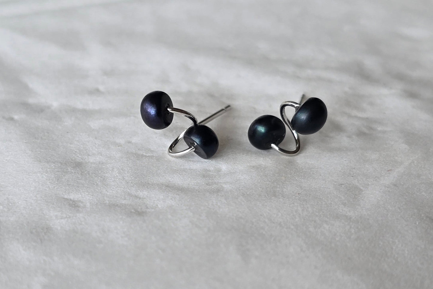 Simple earring silver 2