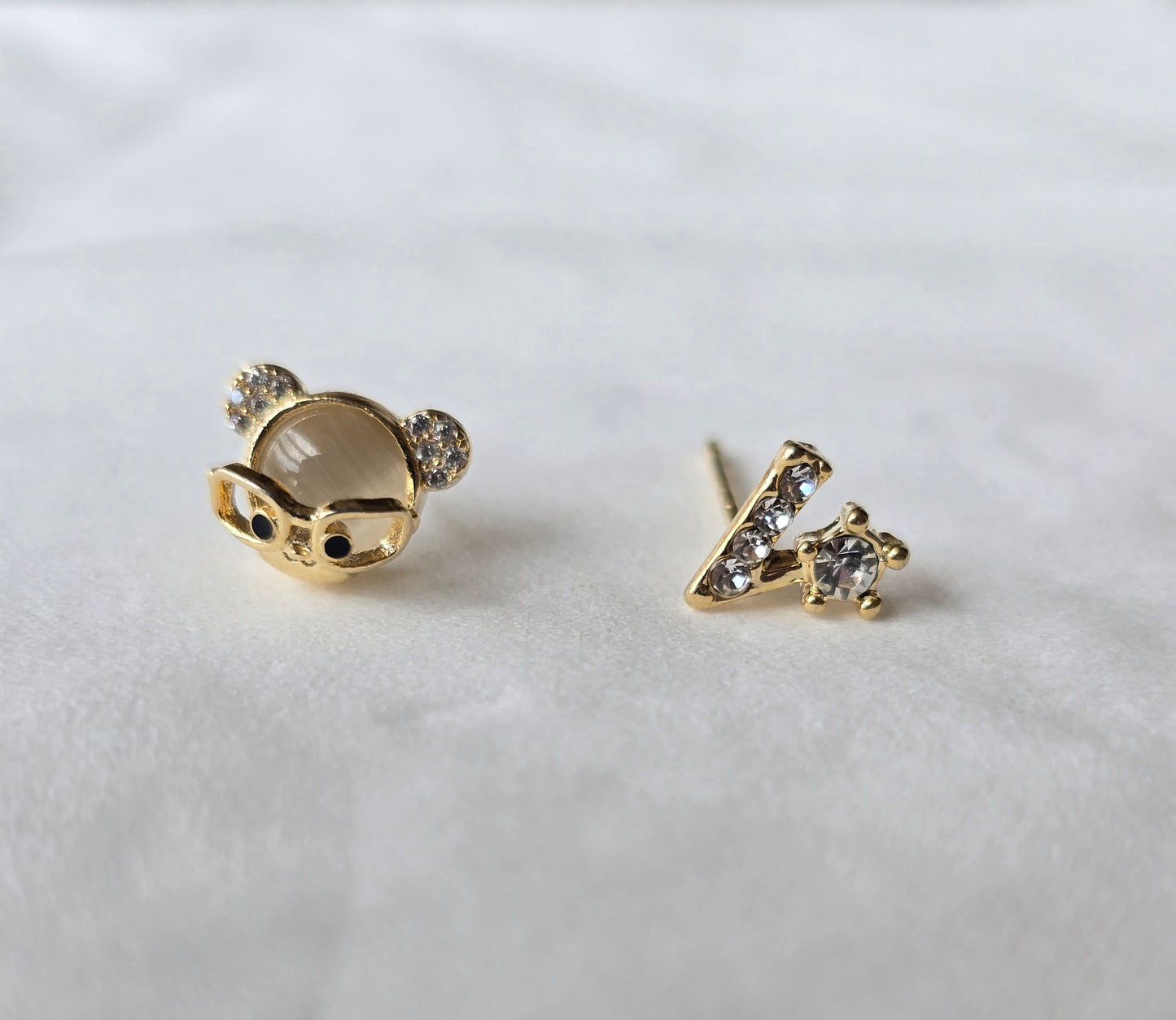 Simple earring gold 3