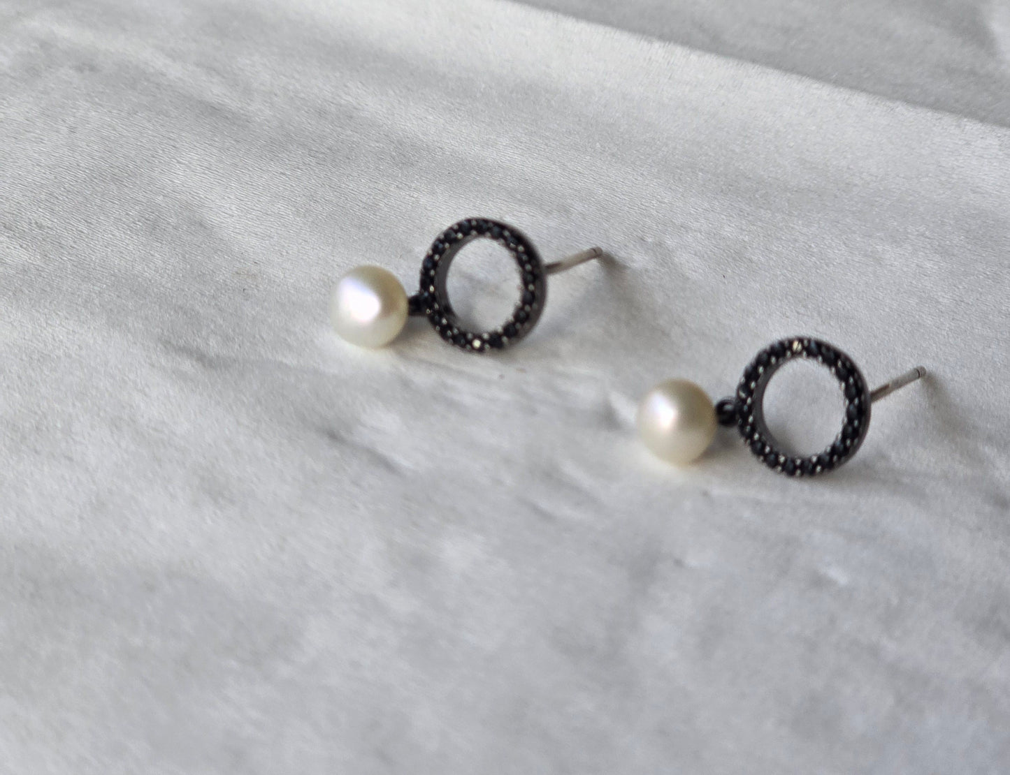 Simple earring silver 1