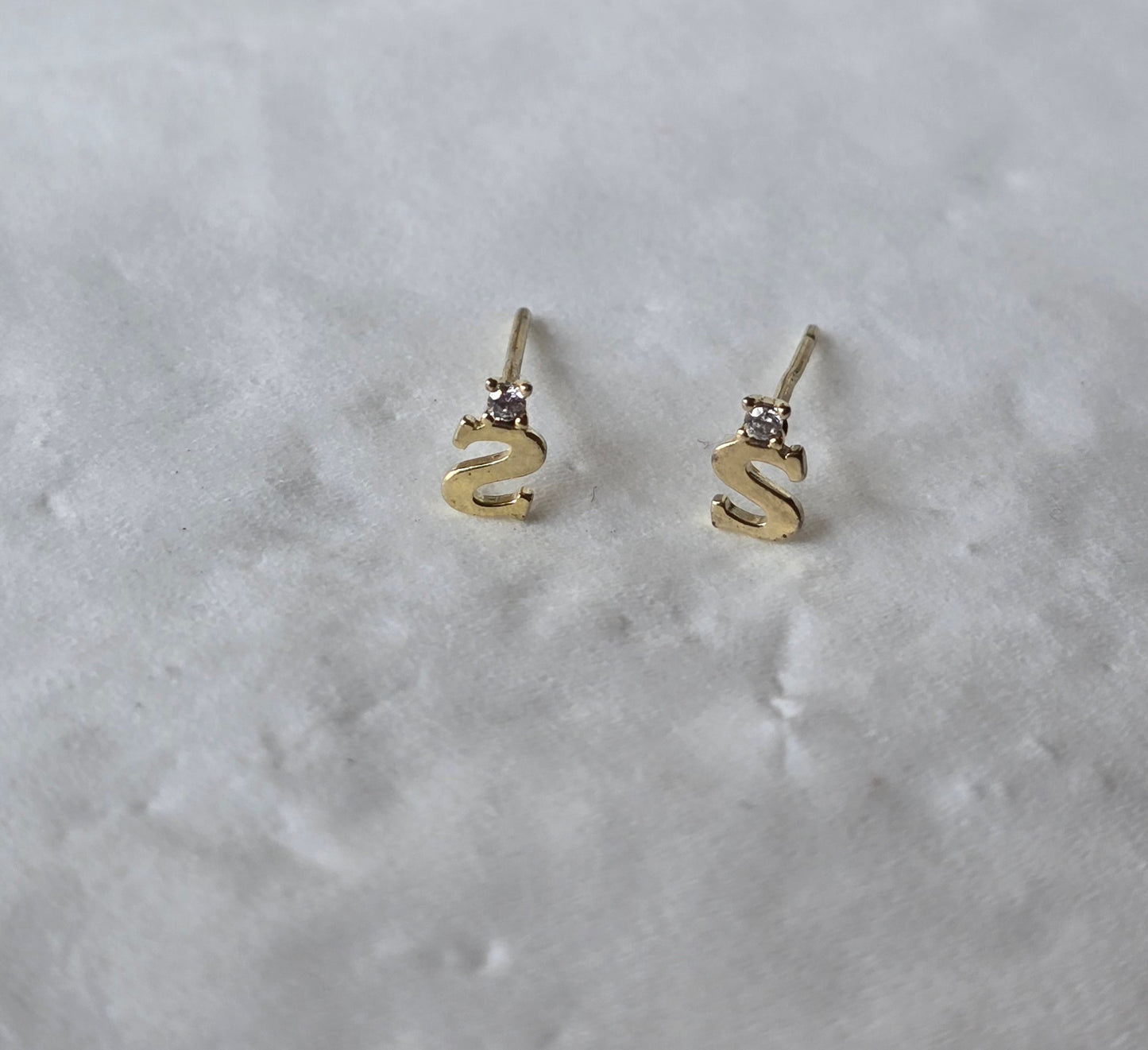 Simple earring gold 5