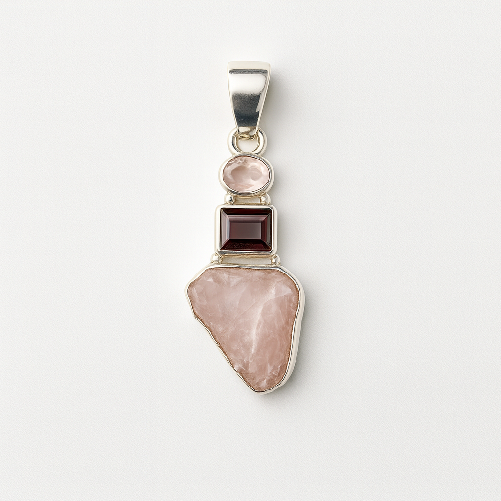 Natural stone pendant 9