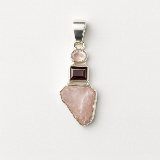 Natural stone pendant 9