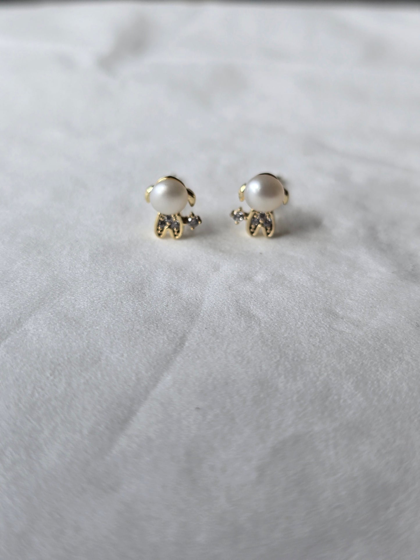 Simple earring gold 2