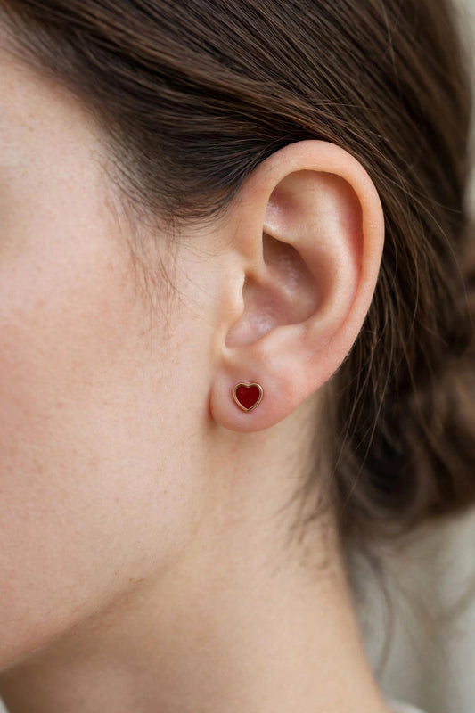 Simple earring gold 6