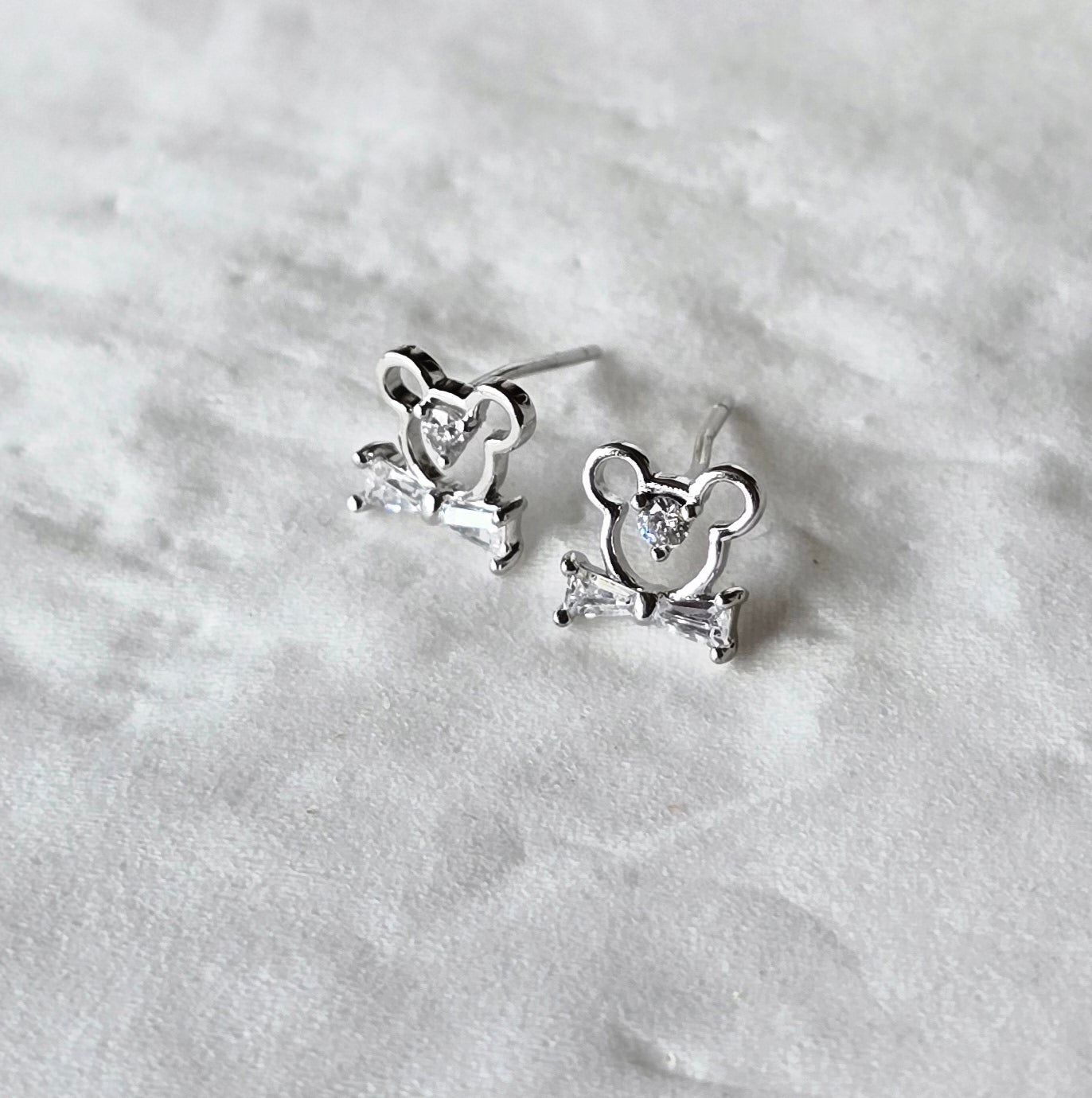 Simple earring silver 2