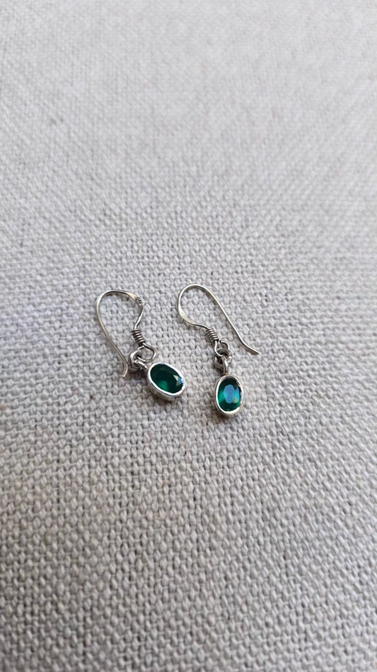 Green earring