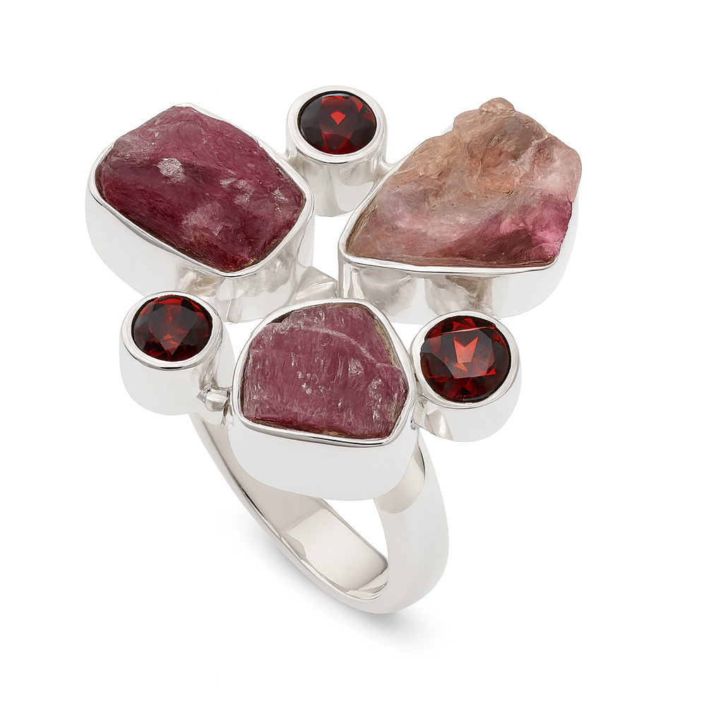 Natural stone ring 10