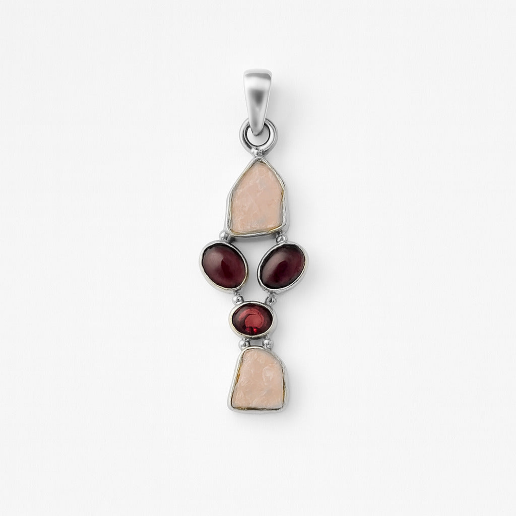 Natural stone pendant 12