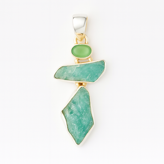 Natural stone pendant 6