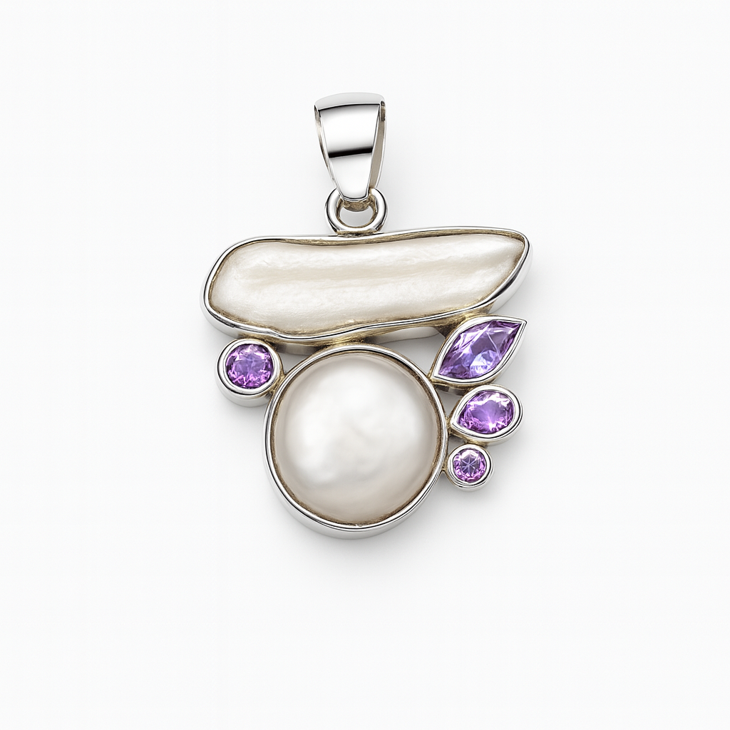 Natural stone pendant 1