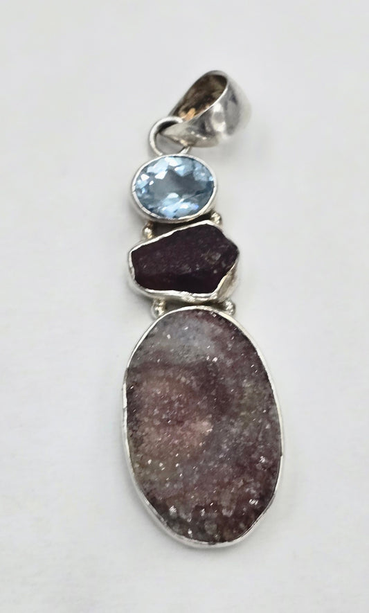 Natural stone pendant 14