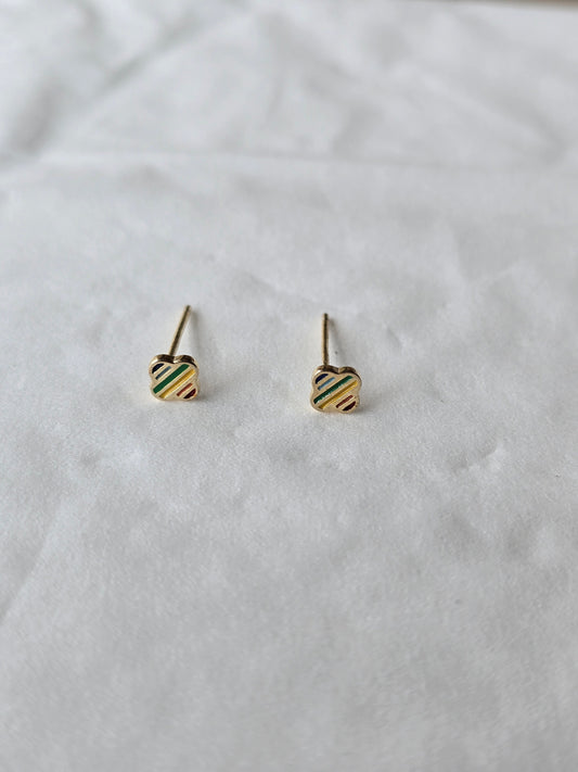 Simple earring gold 1