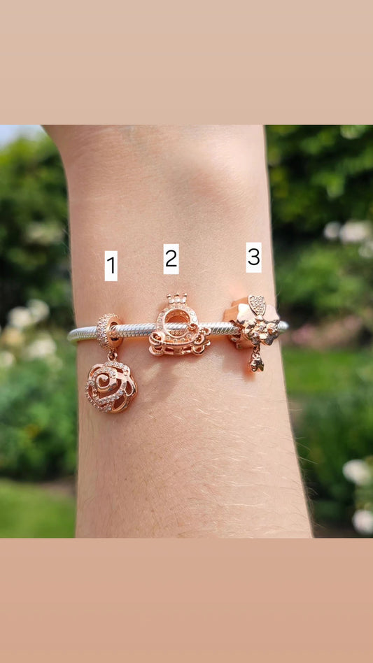 Charms Pandora rose gold 2