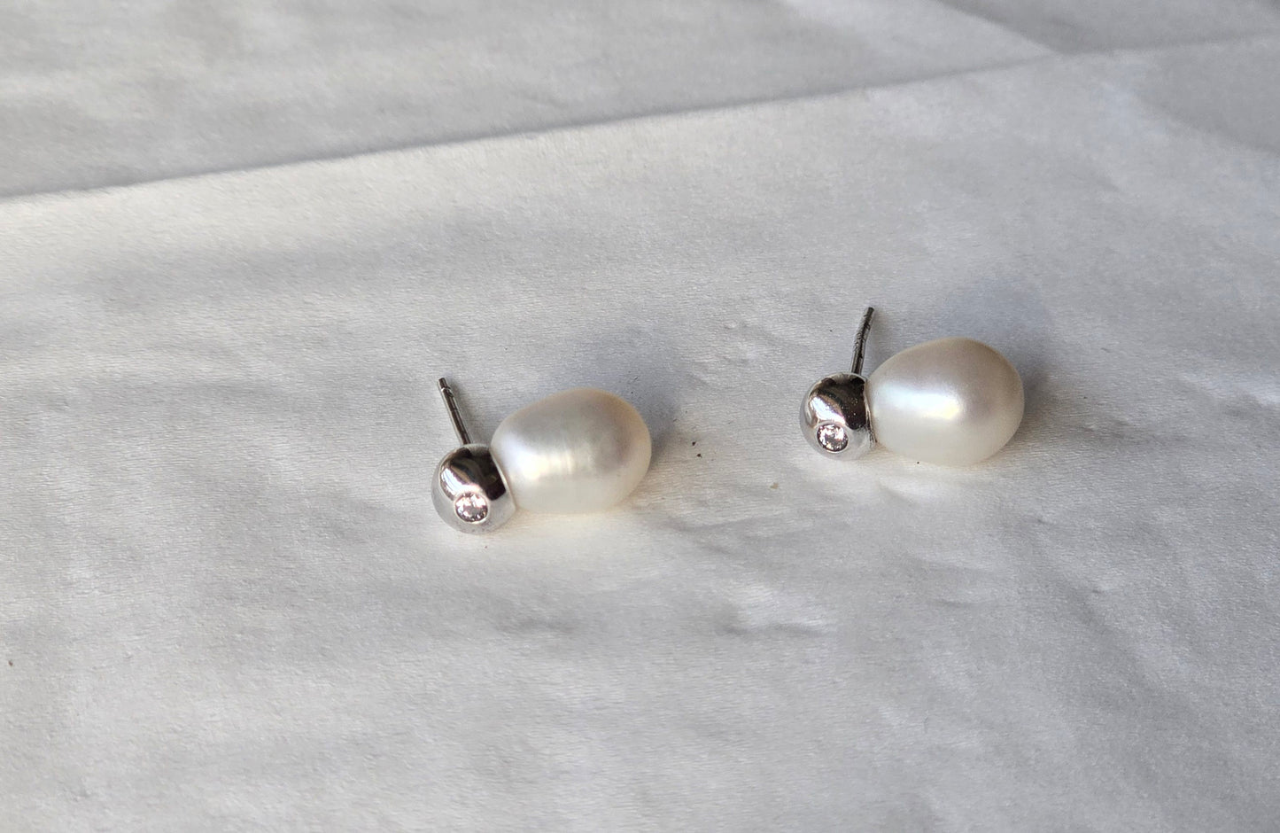 Simple earring silver 3