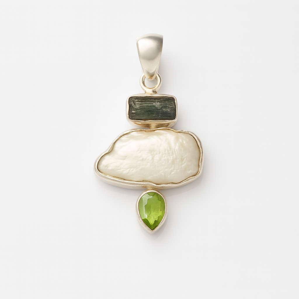 Natural stone pendant 15