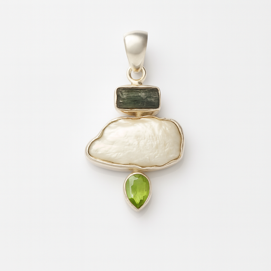 Natural stone pendant 15
