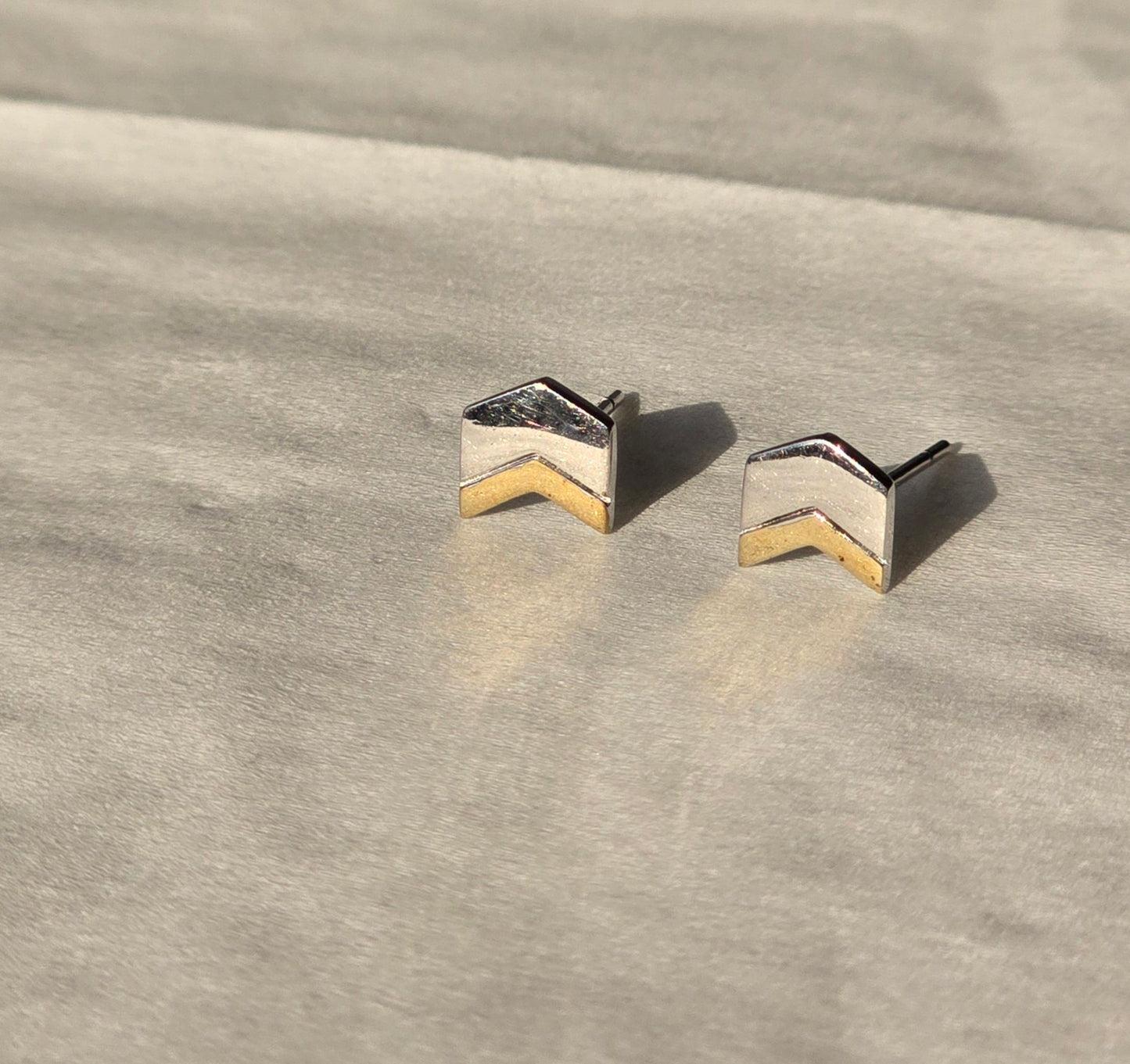 Simple earring silver 1