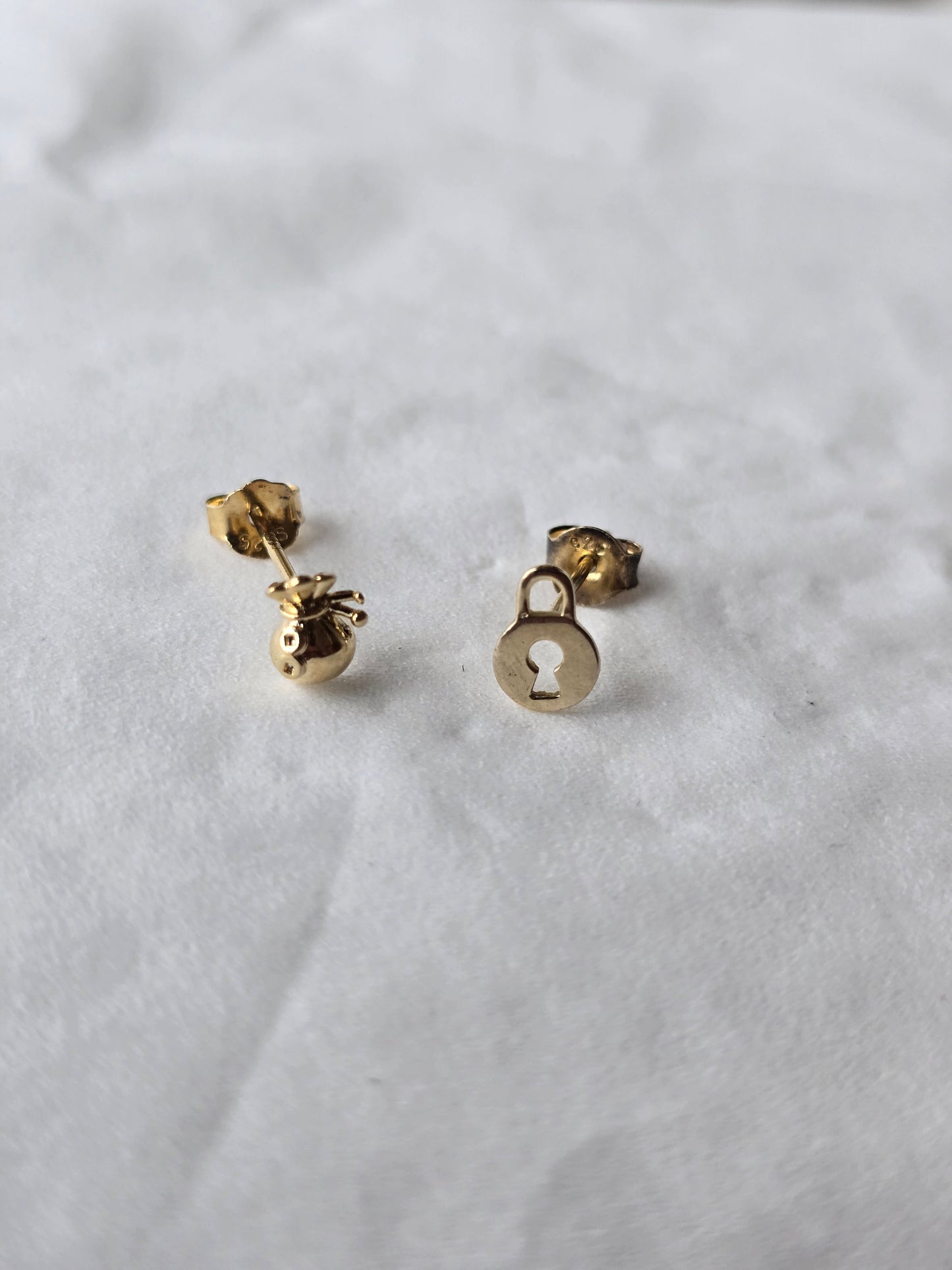 Simple earring gold 2