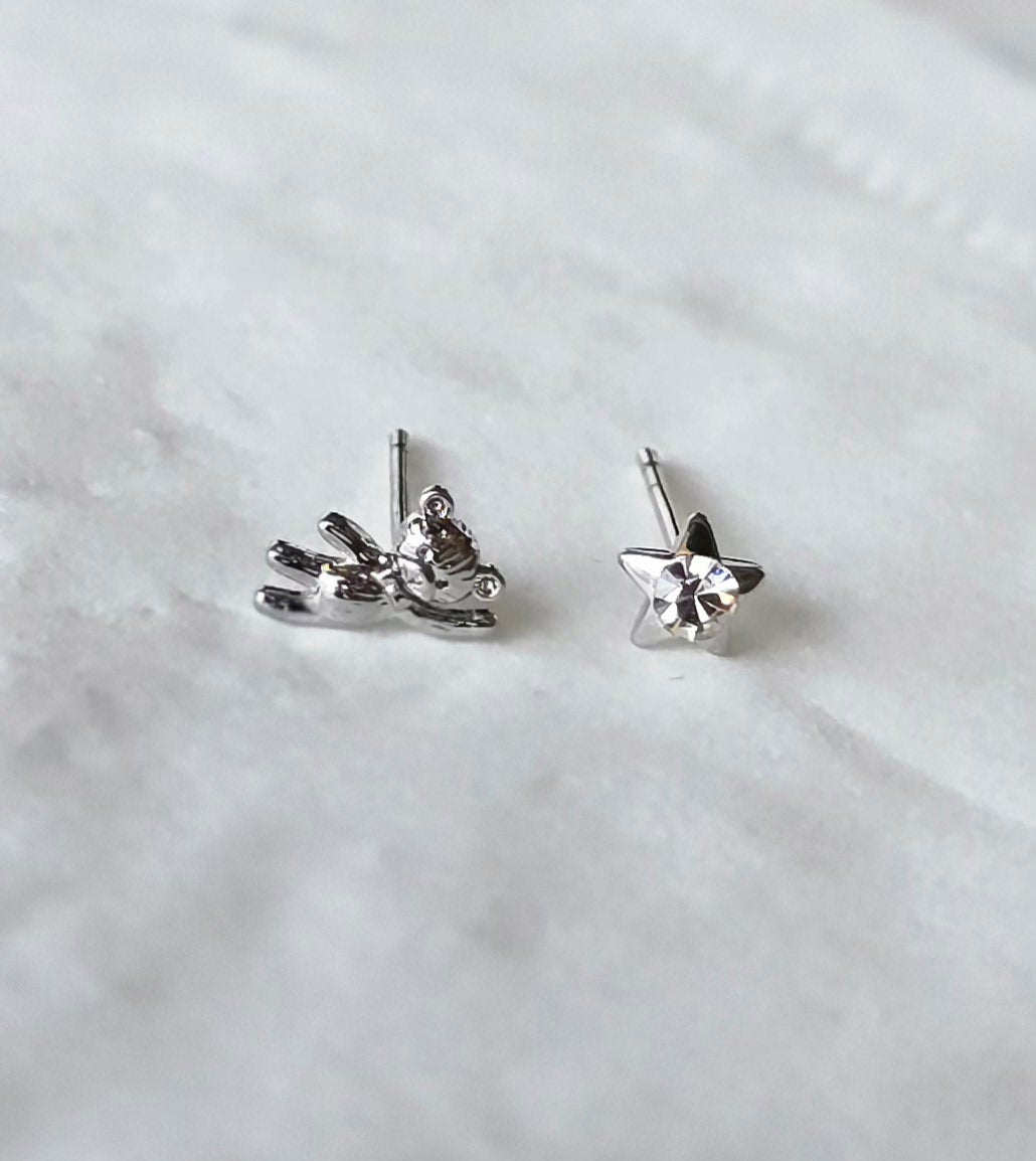Simple earring silver 2