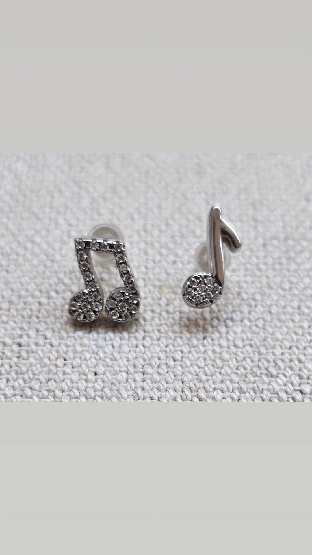 Silver earring