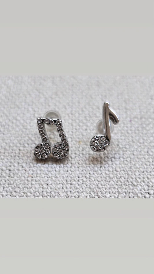 Silver earring